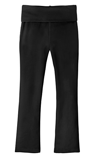 City Threads Girls Yoga Pants With Fold Over Waist Athletic Leggings Active Pants