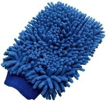 Microfiber Glove - Car Wash Mitt by Cazbe - Chenille Mitt - Premium Quality Cleaning Cloth - Car, Wood, Mirrors, Furniture & Glass. Best car Wash Mitt. Window cleaning & Auto Detailing. 100% guarantee.