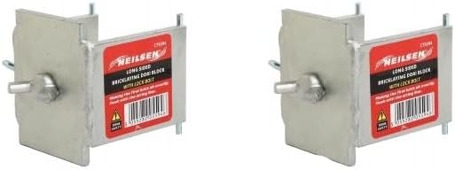 Neilsen DORI Block with Lock Bolt for 50mm 50.8mm Profile Poles Bricklaying 2pk