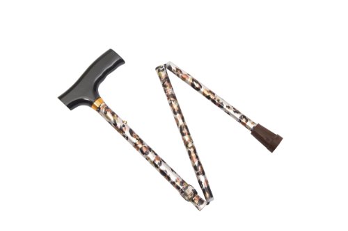 Essential Medical Supply Demi Folding Cane, Tiger