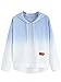 SweatyRocks Women's Long Sleeve Hoodie Sweatshirt Colorblock Tie Dye Print Tops