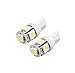 Sannysis(TM) 50PC Useful T10 Wedge 5-SMD 5050 Xenon LED Light bulbs 192 168 194 W5W 2825 158