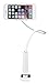 Aduro Phone Holder for Desk Gooseneck Bed Mount Cell Phone Stand Clamp with Adjustable Arm Compatible with All iPhone Galaxy White