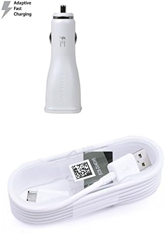 ISHOPRO Adaptive FAST Charging Rapid Car Charger OEM USB 4FT FOR LG STYLUS STYLO 2 STYLO 2 PLUS