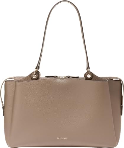 Cole Haan Women's Handbag - Key West Tote, Raffia/Chocolate