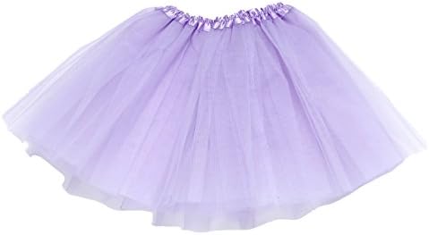 GOODTECK Newborn Infant Baby and Girl's professional 3 Layers Dance Tutu Tulle Skirt (3-8years, lavender)