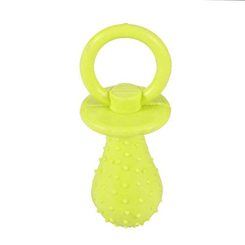 Vivian Pet Puppy Dog Chew Toy Rubber Pacifier Resistant Clean Teeth Set of 3PCS Radom Color