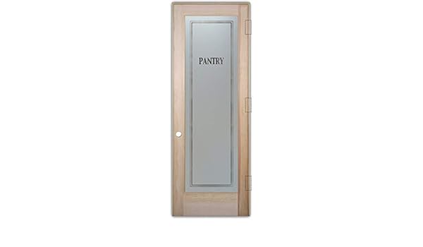 Amazon Com Pantry Door Classic Design Frosted Glass Door 25 5 X