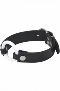 Ring Gags - Leder Ringknebel mit Kunststoffring (Ringdurchmesser außen 55 mm) von 'My O' Größe Größe L/XL