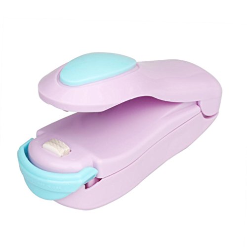 MChoice Portable Mini Heat sealing Machine Impulse sealer Seal Packing Plastic Bag (Purple)