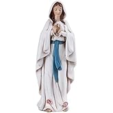 Joseph's Studio by Roman, Renaissance Collection, 4" H Our Lady of Lourdes Figure, Home Décor, Devout Gift, Prayerful Inspiration (2x1x4)