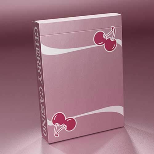 SOLOMAGIA Cherry Casino Flamingo Quartz (Pink) Playing Cards By Pure Imagination Projects
