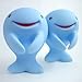 1 X Set 4 Cute Whale Toothbrush Holder Stand Bathroom Accessory