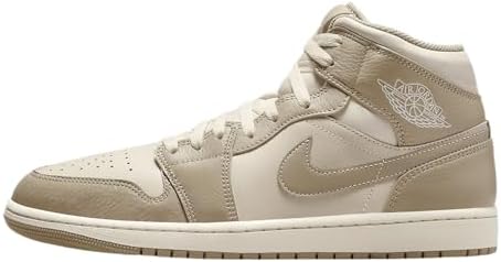 Amazon.com | Jordan Mens Air 1 Mid 554724 271 Tan/Gum - Size  display picture 3