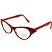 Rhinestone Cat Eye 50s Party Glasses in Many Colors (Red)