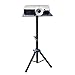 Holiday Styling Laptop Projector Tripod Stand – Adjustable Table With Sturdy Base – Portable Set With Storage Bag 30” – 44”