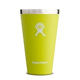 Hydro Flask 16 oz True Pint Cup for Beer or Cider - Stainless Steel & Vacuum Insulated - Stackable & Shatterproof - Citron