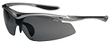 JiMarti JM63 Sport Wrap Sunglasses for Cycling, Running, Golf TR90 Frame (Gunmetal Grey), Sunglasses For You