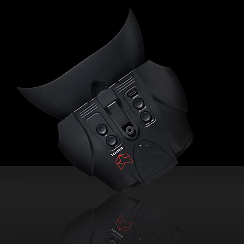 Nightfox Red HD Digital Night Vision Goggles 1x Magnification, Extra Wide FOV for Close