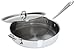 All-Clad 5403 Stainless Steel Dishwasher Safe 3-Quart Saute Pan with Lid, Silver