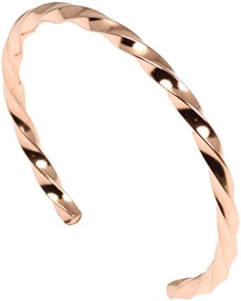 Twisted Copper Cuff Bracelet By John S Brana Handmade Jewelry 100% Solid Uncoated Copper (7)