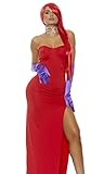 Forplay Women's Mrs. Rabbit To You Costume Set, Red, Medium/Large