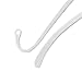 Housweety 15 Pcs Silver Plated Bookmark with Loop 86mm