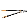 Fiskars 394801-1003 PowerGear2 Bypass Lopper, 32 Inch, Black/Orange
