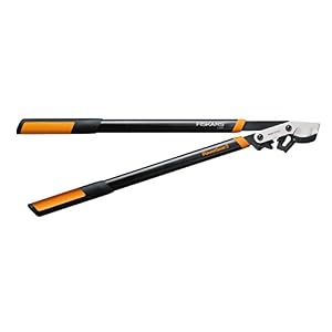 Fiskars 394801-1003 PowerGear2 Bypass Lopper, 32 Inch, Black/Orange
