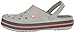 Crocs unisex adult Men's and Women's Crocband Clog, Light Grey/Navy, 12 Women 10 Men US