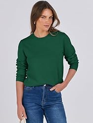 ANRABESS Women's Long Sleeve Crewneck Classic 2024