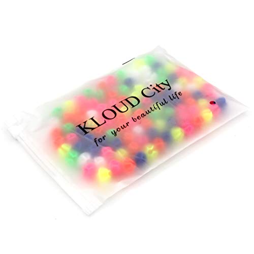 KLOUD City Assorted Colors Bike Bicycle Wheel Spokes Plastic Clip Bead/Spoke Derections (105pcs Round Bead) - Thumbnail 5