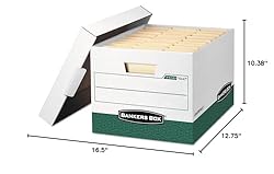 Bankers Box 12 Pack Box R-KIVE Heavy-Duty File