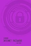 Internet Password Logbook Large Print: 6x9 Password Book Organizer with Tabs | Purple Design by 