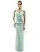 PattyBoutik Women's Halter Faux Wrap Blouson Maxi Dress
