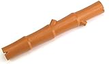 JW Pet Company Lucky Bamboo Stick Rubber Dog Toy, Large, Colors Vary