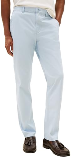 Tommy Hilfiger Chino Homme Core Denton Essential Twill Straight Fit, Bleu (Blue Cloud), 34W/30L
