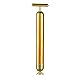 24k Golden Beauty Bar Pulse Facial Massager, T-Shape Electric Sign Face Massage Tools for Sensitive Skin Face Pull Tight Firming Face Lifting