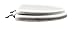 Comfort Seats C3B5E200CH Deluxe Soft Toilet Seat with Wood Cores and Chrome Hinges, Elongated, White