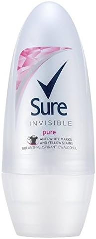 Sure Women Invisible Pure Antiperspirant Deodorant Roll On 50ml 48hr Protection