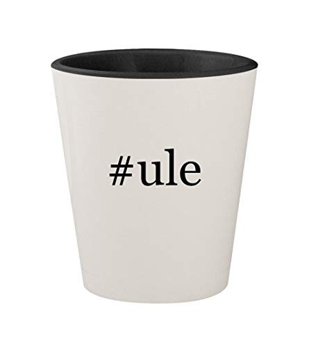 #ule - Ceramic Hashtag White Outer & Black Inner 1.5oz Shot Glass