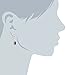 Amazon Essentials Sterling Silver Created Blue Sapphire and Created White Sapphire Lever Back Dangle Earrings, (previously Amazon Collection)