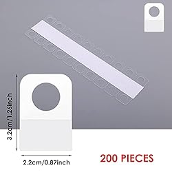 300 PCS Clear Self Adhesive Folding Hang