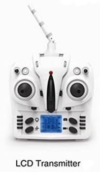 BDR Trading JJRC H16 YiZhan Tarantula X6 IOC RC Quadcopter Spare Parts Remote Control Transmitter X6-14 (White)