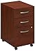 Bush Business Furniture 3 Drawer Mobile File Cabinet, Hansen Cherry
