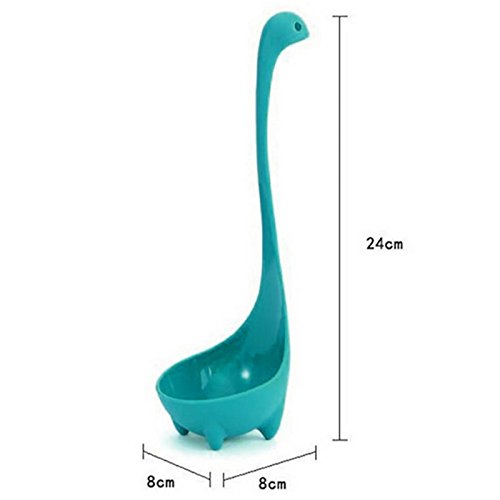 Owill Stylish Fashion Soup Ladle Stand Upright Porridge Measuring Spoons Kitchen Home Tableware Dinnerware (Sky Blue) - Thumbnail 2