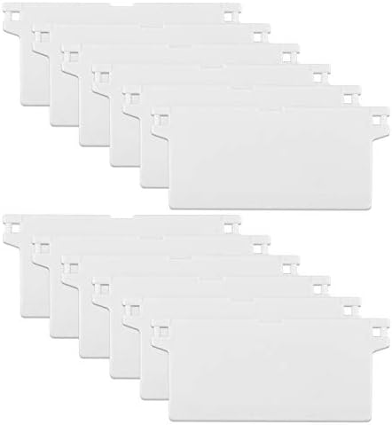 Gydandir 12 Pieces 89 mm/ 3.5 Inches Vertical Blind Bottom Weights Slats (White)