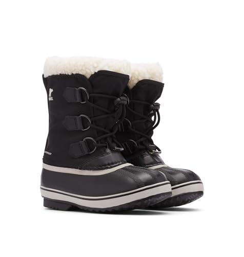Sorel Yoot PAC Nylon Waterproof bottes d'hiver imperméables pour enfants, Noir (Black), 38 EU