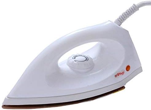 Hi-Choice 750 watt Dry Iron Non Stick Soleplate and Auto Switch Off Function White Iron