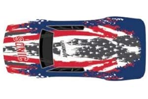 LÆGENDARY 1:16 Scale RC Cars Replacement Parts for Sonic Truck: Car Shell - Part Number SN-SJ01BR – Blue and Red